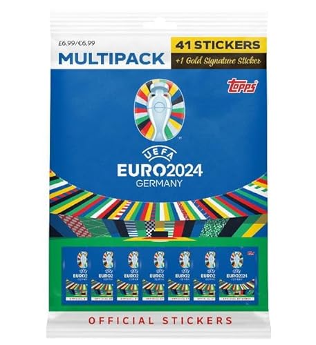 Autocolantes TOPPS Uefa Euro 2024 (Idade Mínima Recomendada: 6 anos) HEARTFORCARDS - Materiais de arte e artesanato - autocolantes, TOPPS, UEFA EURO 2024, colecionar