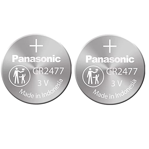 Bateria PANASONIC CR2477 3V 2 unidades (Acessório Imagem e Som) Panasonic - Baterias de uso geral - PANASONIC, cr2477, 3V, alcalino, 120mAh