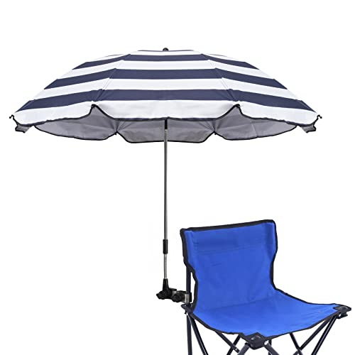 Guarda-sol para Cadeira com Abraçadeira Ajustável 43 Polegadas UPF50+ STARRY CITY - Móveis de exterior - abracadabra, ajustável, UPF50+, 43 polegadas