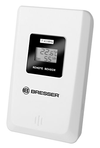 Sensor de temperatura e humidade BRESSER Sensor Bresser - Previsores do tempo e estações - temperatura, humidade, AAA, preto