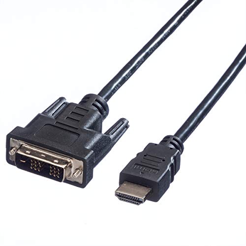 Adaptador VALUE (DVI - HDMI e DVI - 3 m - Preto) Value - Cabos de áudio e vídeo - dvi, hdmi, 3m, preto