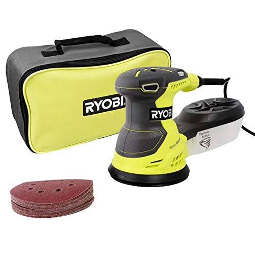 Lixadora RYOBI Orbital 300W - ROS300A (Sem Fios) Ryobi - Lixadeiras - orbita, 300W, 125mm, velocidade variável