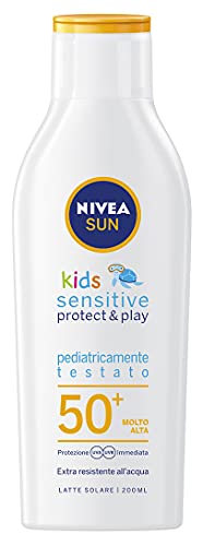 Protetor Solar NIVEA Sun Proteção Reprodução Sensitive 50+ (200 ml) Beiersdorf - Protetor solar - protetor solar, nivea, sun, proteção reprodução, sensitive, 50, 200 ml