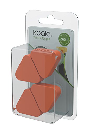 Tapões para Garrafas KOALA 4 (Laranja - Poliuretano) ARC - Rolhas de garrafa e conservadores - laranja, poliuretano