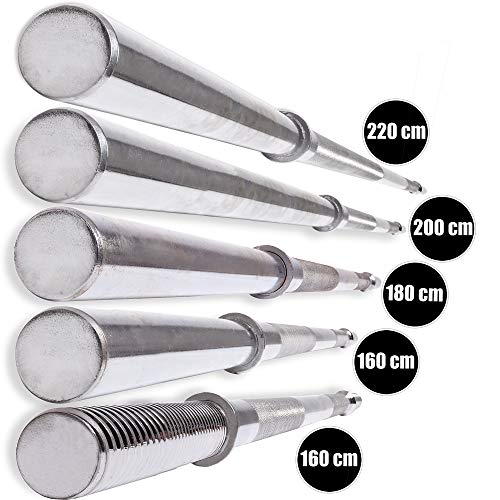 Barra de Pesos C.P. SPORTS com Anéis e sem Anéis (180 cm) C.P. Sports - Exercício e fitness - pesos, anéis, sem anéis, 180 cm