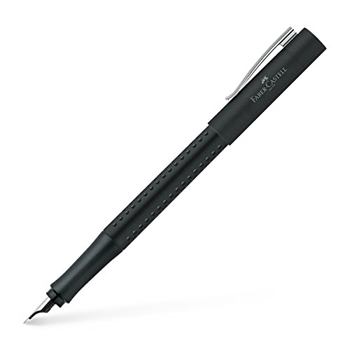 Caneta FABER-CASTELL Grip 2011 (Preto - 0.5 mm) Faber-Castell - Canetas - caneta, traço fino, 0.5 mm, aço inoxidável