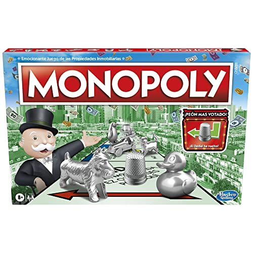 Jogo de Tabuleiro HASBRO GAMING Monopoly (Idade Mínima: 8) Monopoly - Jogos - estratégia, comprar, vender, milionário