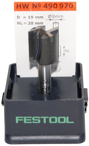 Broca de Corte em Espiral FESTOOL 490970 Festool - Acessórios de roteador - broca de corte em espiral, carbide, 19 mm, 20 mm, 60 mm