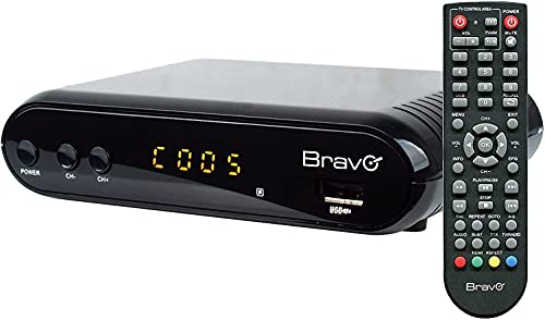 Decodificador BRAVO Digital Terrestre Full Hd 1080P BRAVO - Áudio - digital, full hd, 1080p
