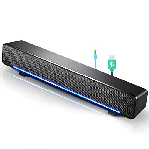 Mini Barra de Sonido Portátil com Cabo Usb Reproductor de Música Altavoz Envolvente de Graves Hakeeta - Alto-falantes - portátil, usb, altavoz envolvente, reprodutor de música