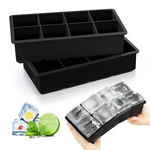 Conjunto de 2 Bandejas de Gelo Grandes 30 Cubos de 5X5Cm VFANDV - Formas de gelo - conjunto, bandeja, gelo, grande, 30 cubos