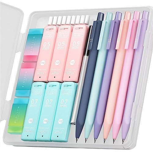 Caixa de Lápis Four Candies Lindo Portaminas Set Four Candies - Lápis - cores divertidas, tampa para guardar, lápices mecânicos, lápices pastel
