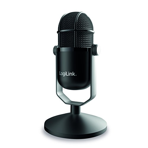 Microfone LOGILINK HS0048 (Preto - 10-20 kHz) Logilink - Dispositivos de entrada - preto, 10-20 kHz