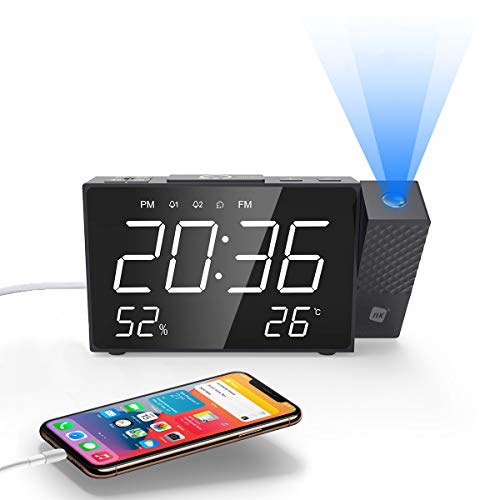 Rádio Despertador NK ELECTRONICS 1118 (Preto) NK - Radios - rádio despertador, sintonização automática, temporizador, temperatura ambiente