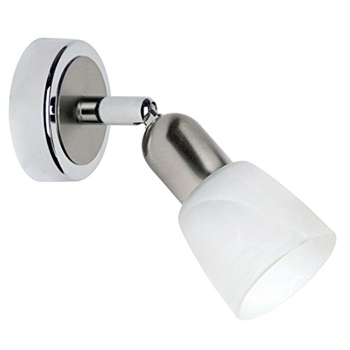 Iluminação de Teto BRILLIANT Sofia | Cromo, Níquel, Branco Brilliant - Luminárias Decorativas - 1 luz, cromo, níquel, 40 W