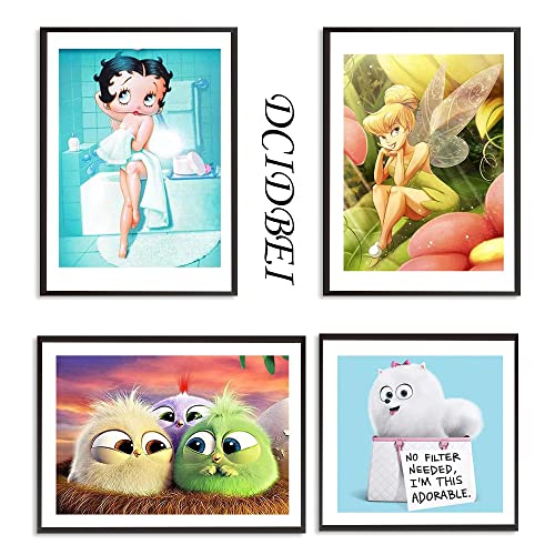 Kit de Pintura por Números DCIDBEI 5D Flower Peacock DCIDBEI - Enfeites e acabamentos - kit, pintura, peacock