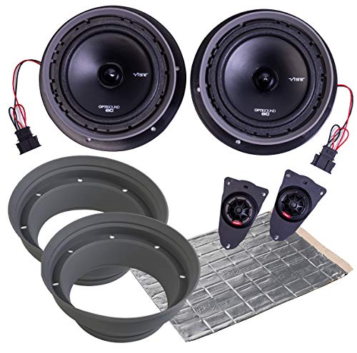 Kit de Colunas para Câmaras Volkswagen T5 VIBE - Alto-falantes de veículos automotivos - colunas, tweeter, AVN, apple carplay
