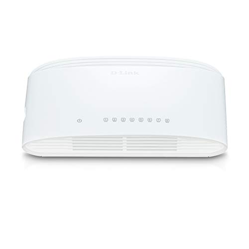 Switch D-LINK DGS-1008D L2 10/100/1000 D-Link - Concentradores e comutadores - 10/100/1000, 4000 entradas, jumbo frames