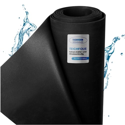 Lâminas de EPDM para estanques de 1 mm de espessura - 6,1m x 3m/EPDM natural preta Teichbedarf24 - Móveis de exterior - epdm, estanques, 1mm, 6.1m x 3m
