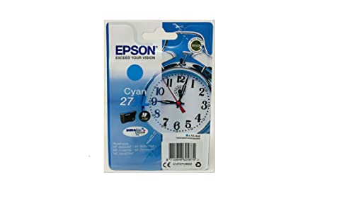 Tinteiro EPSON 27XL Tinteiro Duplex Ciano XL Epson - Cartuchos de toner e jato de tinta - ciano, epson, wf-3620dwf, wf-3640dtwf