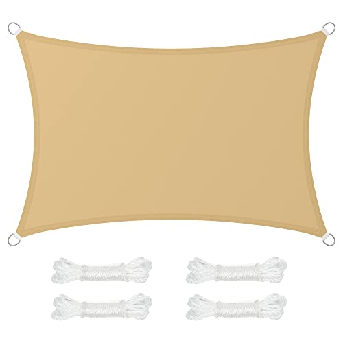 Candeeiro de Guarda-Sol SONGMICS Amarelo (2x3m) SONGMICS - Guarda-sóis e toldos de exterior - guarda-sol, amarelo, 2x3m