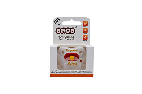 Chupeta AMOS Te Quiero Abu (Multicor - 1 Unidade) Amos - Chupetas e mordedores - látex, multicolor, 15 g