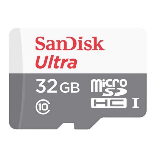 Cartão de memória SANDISK Ultra microSDXC UHS-I 32GB Sandisk - Cartões de memória flash - 32 GB, MicroSDXC, uhs-i, 48 MB/s