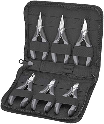 Conjunto de Alicates Eléctricas KNIPEX 00 20 17 KNIPEX - Alicates - 6 peças, elétricos, fio, cabo