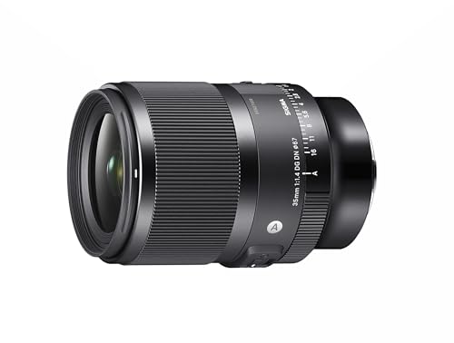 Objetiva SIGMA 35mm f/1.4 A DG DN | Preto Sigma - Lentes de câmera - 35mm, f/1.4, sigma, wide lens