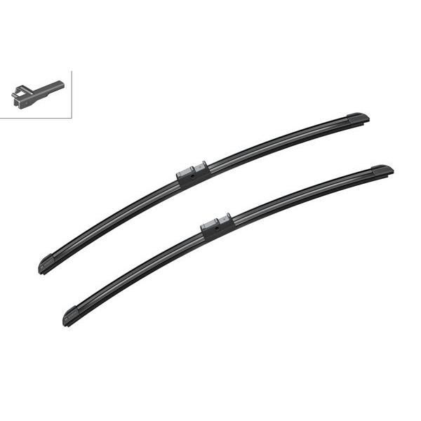 Conjunto de 2 Escovas Limpa Para-Brisas BOSCH A925S Bosch - Peças e acessórios para janelas de veículos automotores - conjunto, escovas, limpa para-brisa, preto, plástico