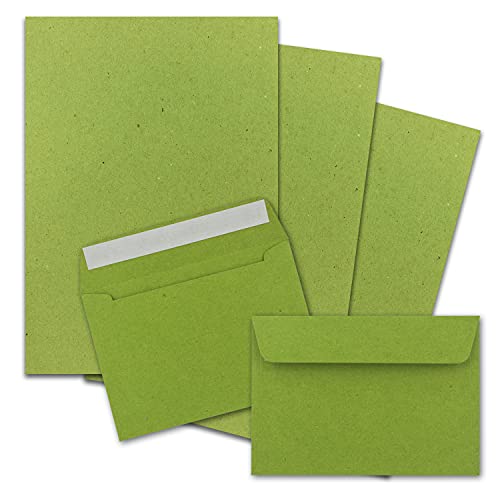 Papel para Cartas FARBENFROH 500 Folhas Verde FarbenFroh by GUSTAV NEUSER - Fita adesiva de ferragens - 500 folhas, verde, din a4, cores naturais