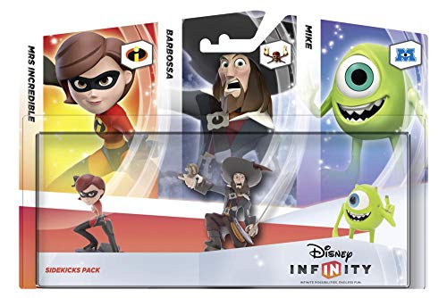 Disney Infinity 3.0 Sidekick Pack (PS4) Nintendo - Acessórios para consoles de videogame - Mrs Incredible, Barbossa, mike, power disc