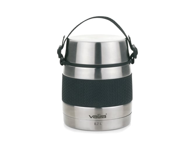 Garrafa Térmica VALIRA 6614 (Aço Inoxidável - 6 x 22 cm) VALIRA - Porta-alimentos e bebidas - aço inoxidável, 6 x 22 cm