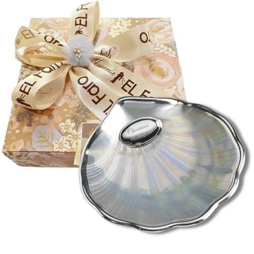 Concha de Batismo CRYSTAL ICE 2.5x3.8cm (Prateado) El Faro - Móveis para bebês e crianças pequenas - prata, 2,5x3,8cm, latão