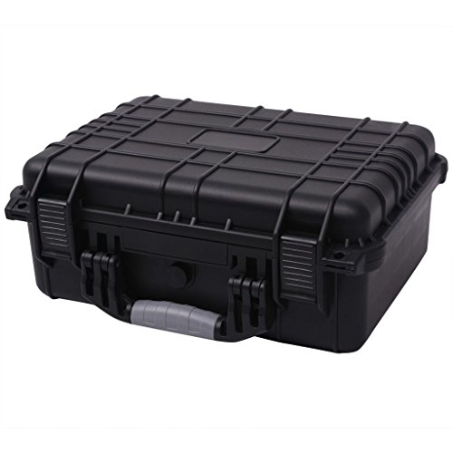 Caixa para Ferramentas vidaXL 40.6 x 33 x 17.4 cm Preto vidaXL - Mochilas - polipropileno, abs, 40.6x33x17.4 cm, preto
