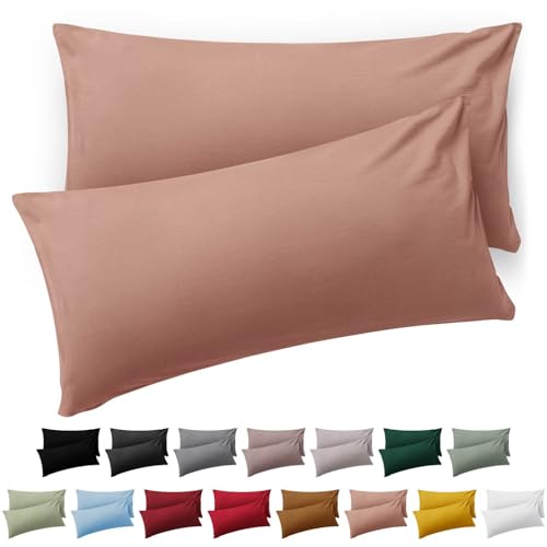 Capa de Almofada BLUMTAL 50X70 cm (Rosa) Everbrent - Fronhas e almofadas - microfibra, escovilhada, lavável, 50x70 cm