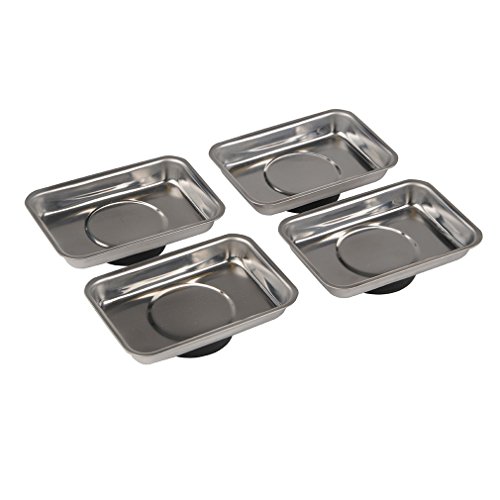 Prateleira Magnética SILVERLINE 4 Peças (Plástico - 8.5 x 16.5 cm) Silverline - Armazenamento e organização de ferramentas - 4 peças, plástico, magnética, 8,5 x 16,5 cm