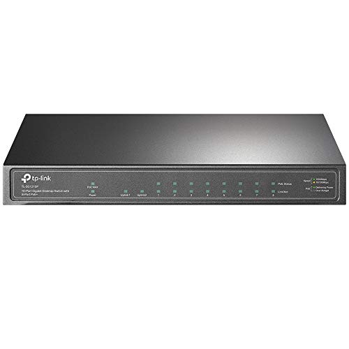 Switch TP-LINK TL-SG1210P (8 Portas Gigabit) TP-Link - Concentradores e comutadores - 8 portas, gigabit, Switch
