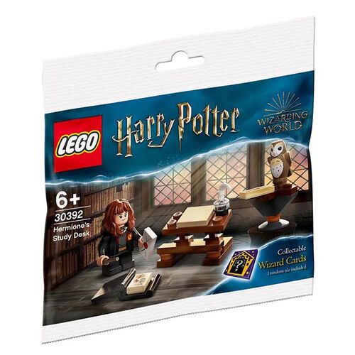 LEGO Harry Potter - A Mesa de Estudo de Hermione (Idade Mínima Recomendada: 4 anos) LEGO - Blocos de encaixe - Harry Potter, Hermione, estudar, livro, pássaro