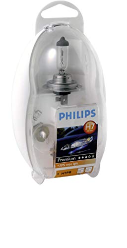 Lâmpada para faról de automóveis PHILIPS PREMIUM H7 PX26D (55 W) Philips - Iluminação de veículo a motor - 55W, h7, automóveis, resistente à água