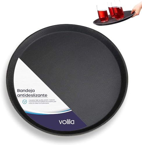 Volila Bandeja Redonda para Servir Comida Caja de 1 Pieza (35 cm) volila - Bandejas de servir - plástico, 35 cm, redonda