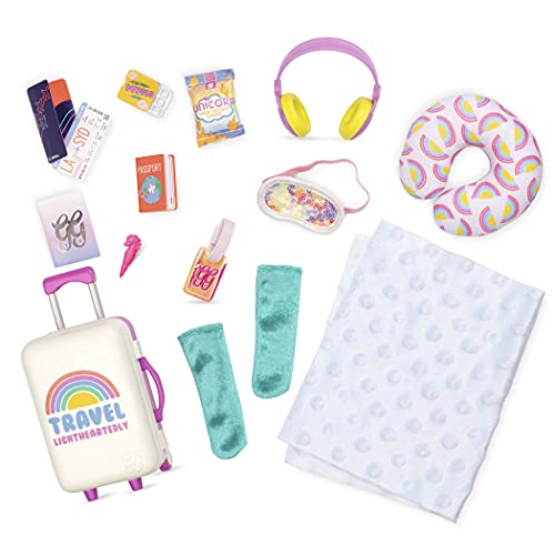 Conjunto de acessórios para bonecas GLITTER GIRLS Carry-On travel set (8 anos) Glitter Girls - Brinquedos - conjunto, acessórios, bonecas, glitter girls, carry on, viagem