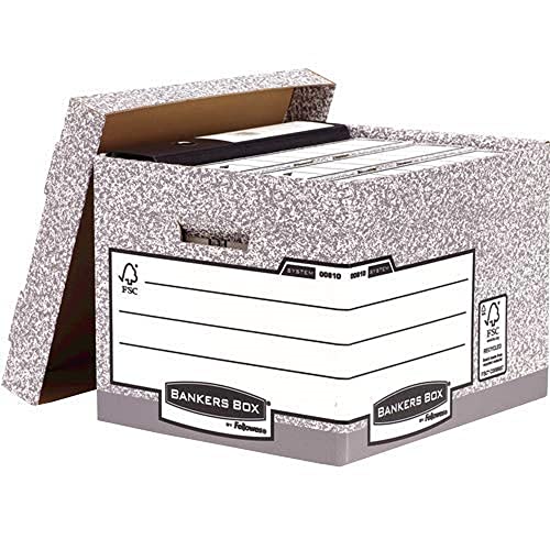 Caixa de Arquivo FELLOWES 8-810 (A4 - 333x285x290mm) Fellowes - Arquivamento e organização - a4, 333x285x290mm, 1.8kg, preto