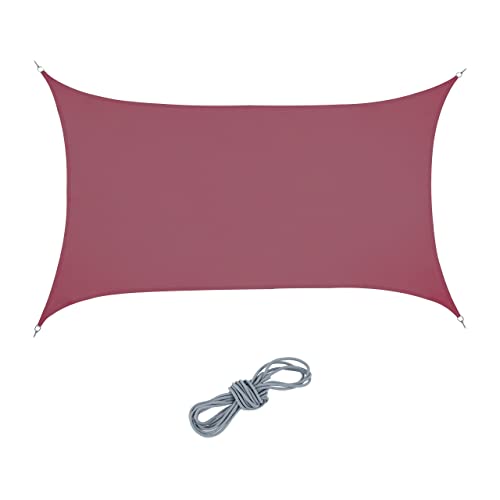 Toldo de Jardim Relaxdays | Vermelho (Cinzento) Relaxdays - Guarda-sóis e toldos de exterior - toldo, jardim, vermelho, cinzento