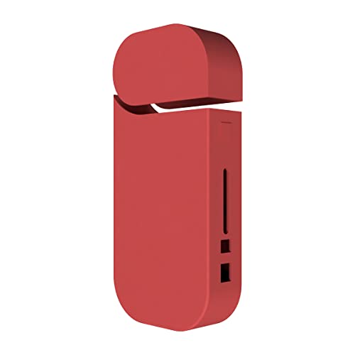 Capa IQOS KSIX Silicone Vermelho (Compatível com: IQOS 3.0) Ksix - Acessórios de fumar - silicone, vermelho, iqos 3.0, resistente a riscos