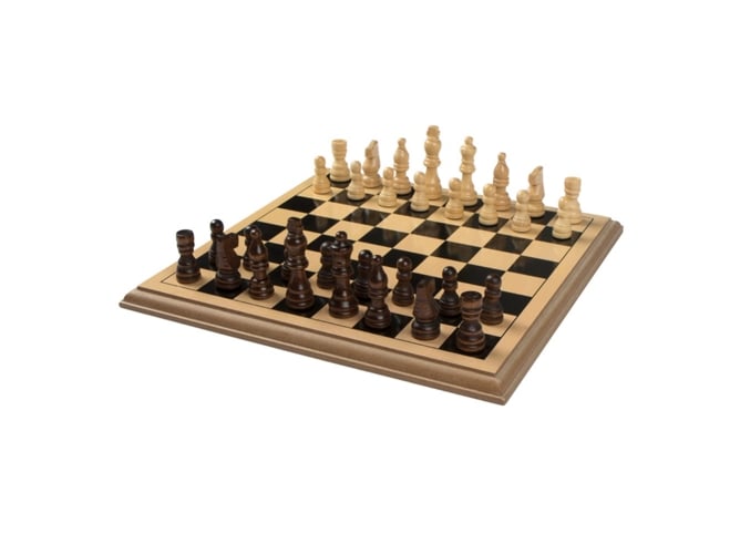 Jogo Didático COLORBABY Wooden Chess Game (Idade Mínima Recomendada: 3 anos) COLORBABY - Jogos de tabuleiro - didático, wooden, chess game, 3 anos