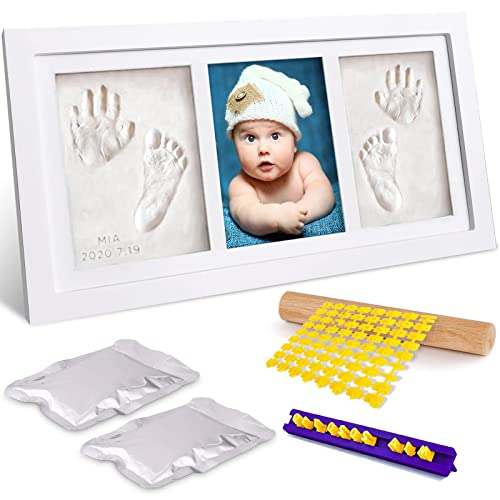 Kit de Impressão Digital de Pés e Mãos para Bebês FRASHENG Frasheng - Porta-retratos - digital, pés, mãos, bebés