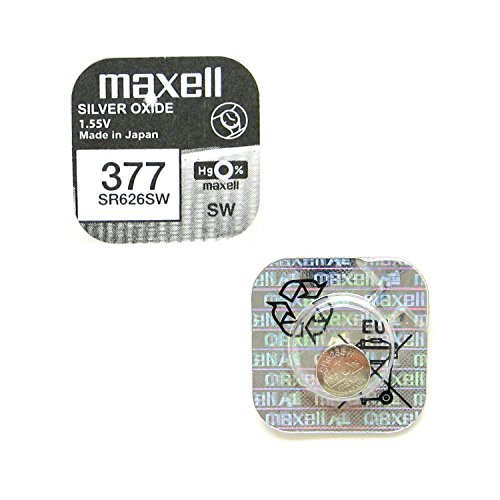 Pilhas MAXELL 377 SR626SW (2 Unidades) Maxell - Baterias - pilhas, bateria lítio, sr626sw, telemóvel, rádio, alarme
