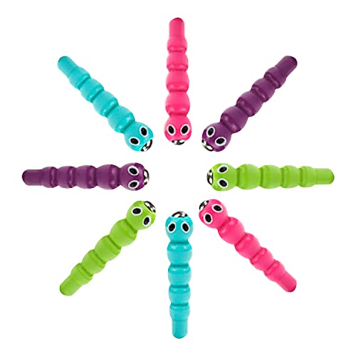 Brinquedo educativo Nene Toys 8 Gusanos de Colores de Repuesto Nene Toys - Brinquedos - educativo, repouso, madeira, 4 cores