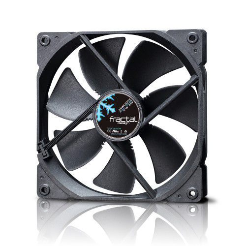 Ventoinha FRACTAL DESIGN Dynamic X2 Fan GP-14 Fractal Design - Peças de refrigeração de sistema de computador - 14 cm, 1000 rpm, 18.9 db, preto e branco
